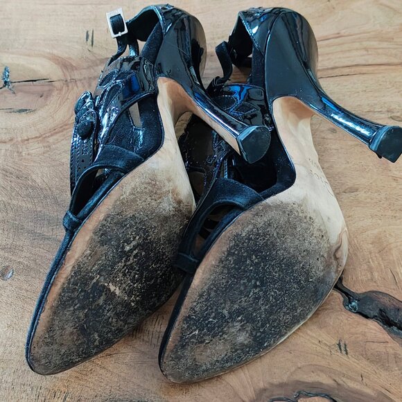 DIOR Patent Leather Strappy Heels - Picture 10 of 10